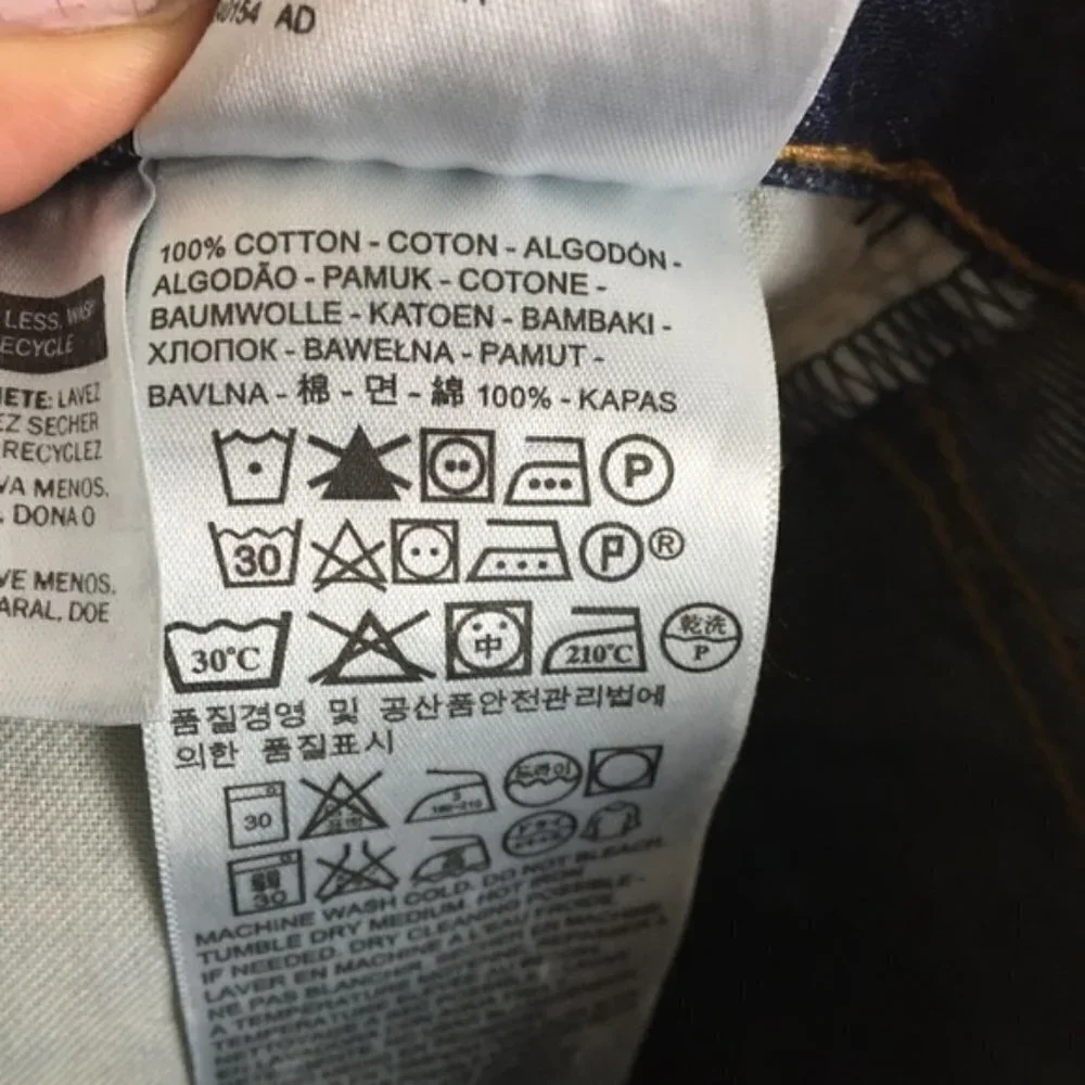 [Levis] Men's Straight Dark Distressed 511 Jeans
